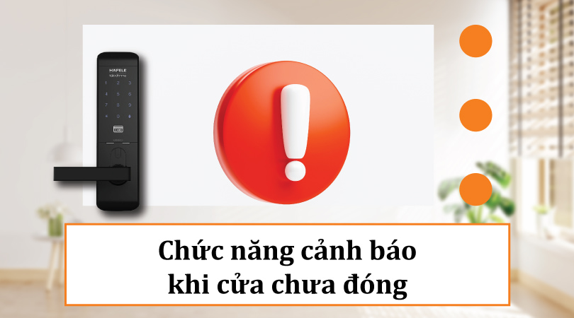 EL8500-TCB 912.05.384 - Chức năng cảnh báo khi chưa đóng cửa